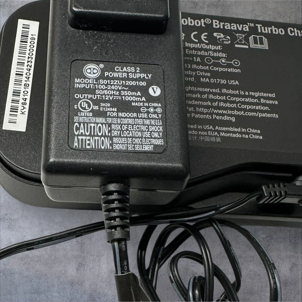Genuine iRobot‎ Braava 380 Turbo Charge Cradle & Adapter